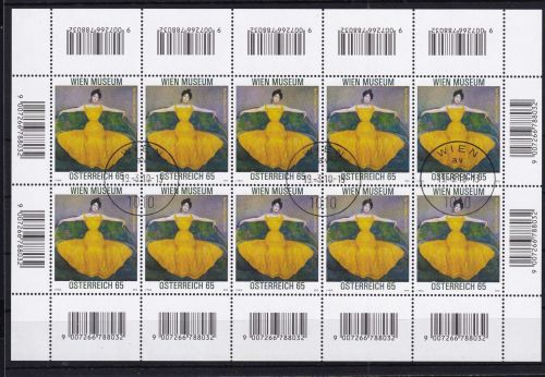 Österreich 2859 gestempelt als Kleinbogen #DAZ29