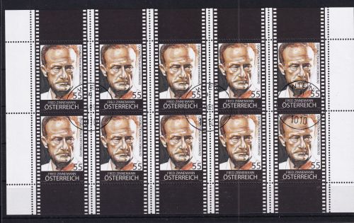 Österreich 2803 gestempelt als Kleinbogen #DAZ36