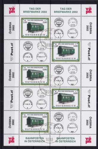 Österreich 2380 gestempelt als Kleinbogen #DAZ45