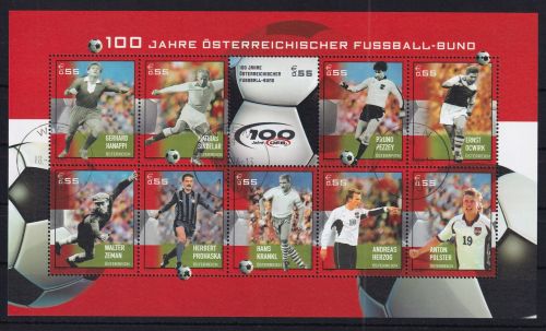 Österreich 2460-2469 gestempelt als Kleinbogen #DAZ48