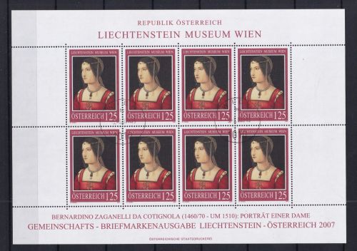 Österreich 2641 gestempelt als Kleinbogen #DAZ62