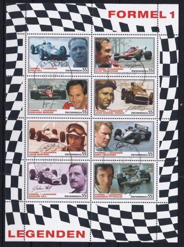 Österreich 2654-2661 gestempelt als Kleinbogen #DAZ63