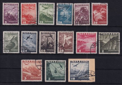 Österreich 598-612 gestempelt #DAV41