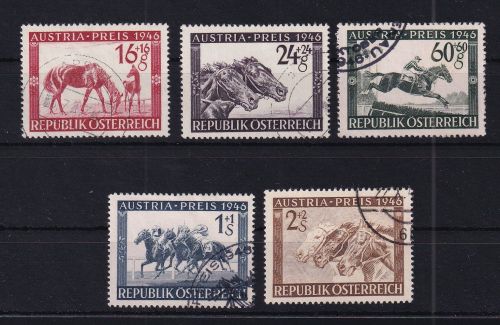 Österreich 785-789 gestempelt #DAV46