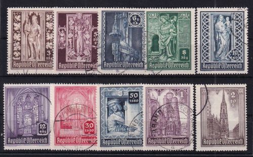 Österreich 785-789 gestempelt