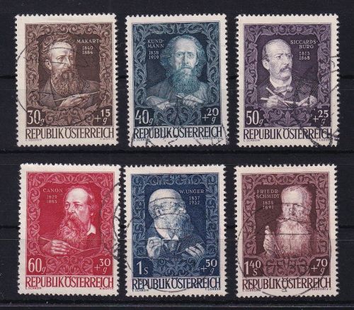 Österreich 878-884 gestempelt #DAV50