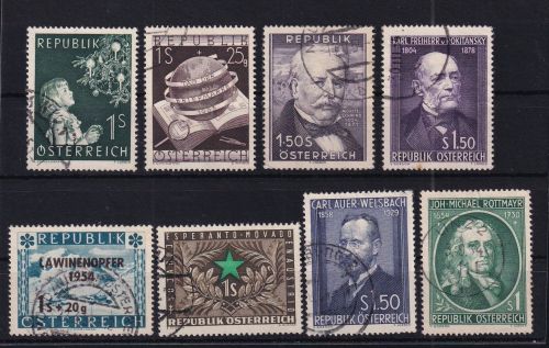 Österreich 994-998,1005-1007 gestempelt #DAV65