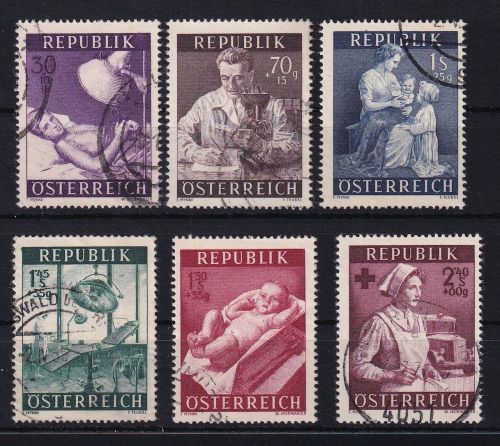 Österreich 999-1004 gestempelt #DAV66