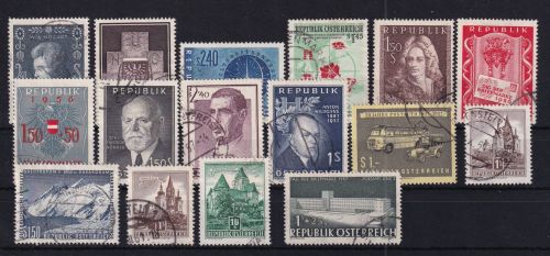 Österreich Jahrgang 1956, 1957 gestempelt #DAV69