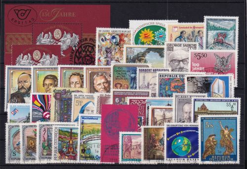 Österreich Jahrgang 1992 gestempelt #DAV70