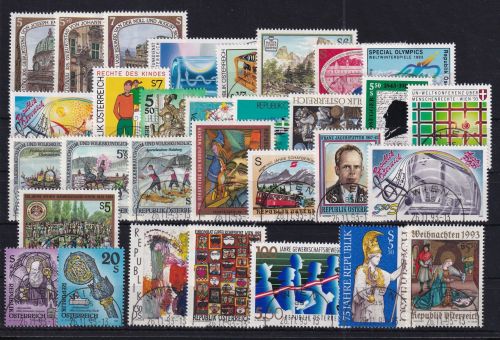 Österreich Jahrgang 1993 gestempelt