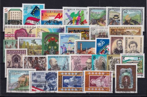 Österreich Jahrgang 1995 gestempelt #DAV73