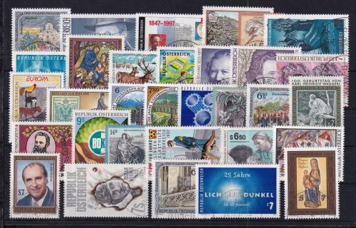 Österreich Jahrgang 1997 gestempelt #DAV75