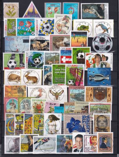 Österreich Jahrgang 2008 gestempelt #DAV86