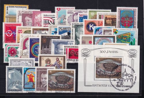 Österreich Jahrgang 1983 gestempelt