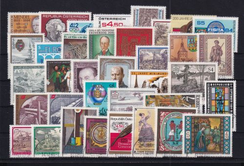 Österreich Jahrgang 1984 gestempelt #DAV91