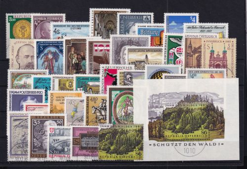Österreich Jahrgang 1985 gestempelt #DAV92