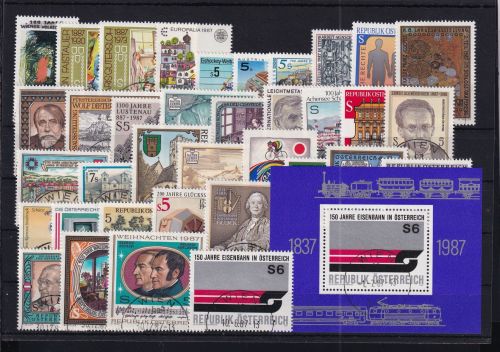 Österreich Jahrgang 1987 gestempelt #DAV94