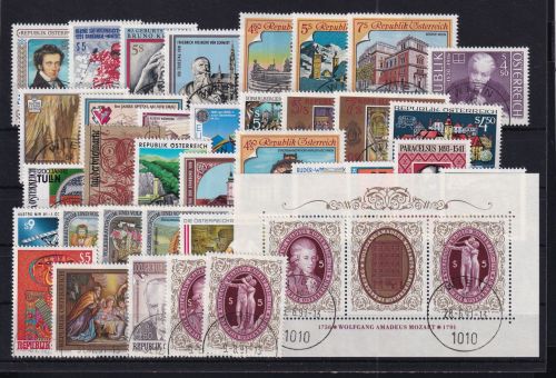Österreich Jahrgang 1991 gestempelt #DAV98