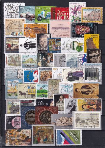 Österreich Jahrgang 2014 gestempelt #DAW04
