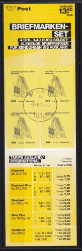 Österreich MH 0-13 gestempelt selbstklebend #DAW13