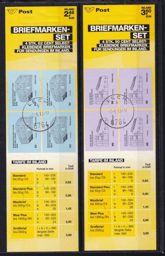 Österreich MH 0-19 + MH 0-20 gestempelt selbstklebend #DAW17