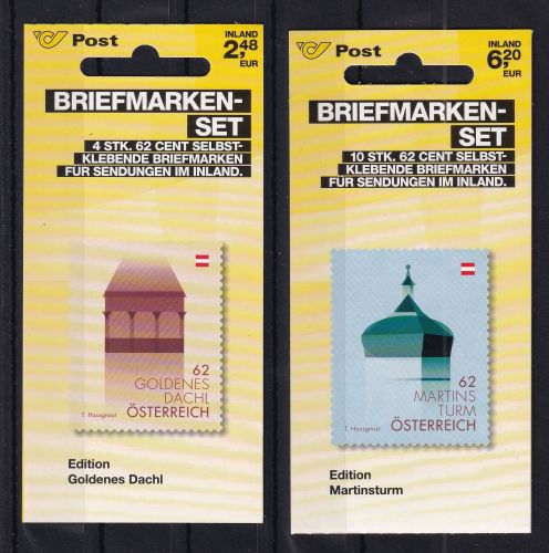 Österreich MH 0-22 y - MH 0-23 y gestempelt selbstklebend #DAW19