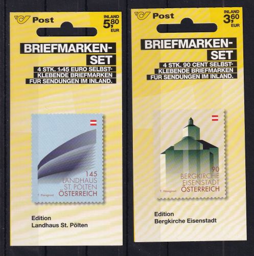 Österreich MH 0-24 y - MH 0-25 y gestempelt selbstklebend #DAW20