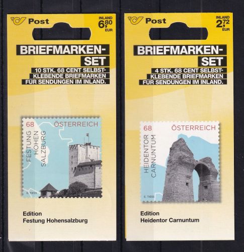 Österreich MH 0-29 - MH 0-30 gestempelt selbstklebend #DAW22