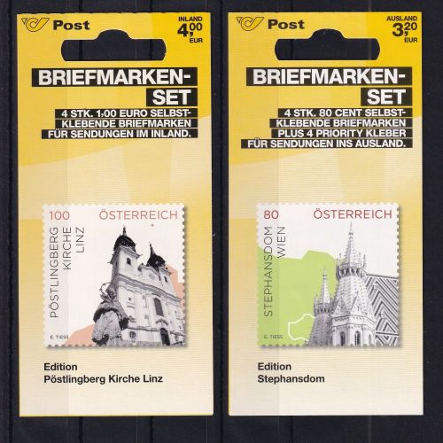 Österreich MH 0-31 - MH 0-32 gestempelt selbstklebend #DAW23