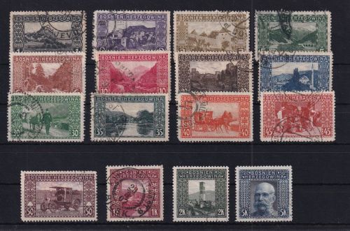 Österreich Bosnien und Herzegowina 29-44 gestempelt #DAW45