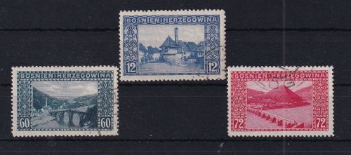 Österreich Bosnien und Herzegowina 61-63 gestempelt #DAW47