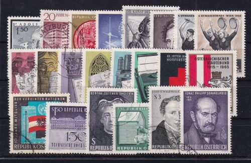 Österreich Jahrgang 1965 gestempelt ohne 1178 und 1194 #DAW51