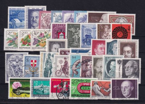 Österreich Jahrgang 1974 gestempelt #DAW60