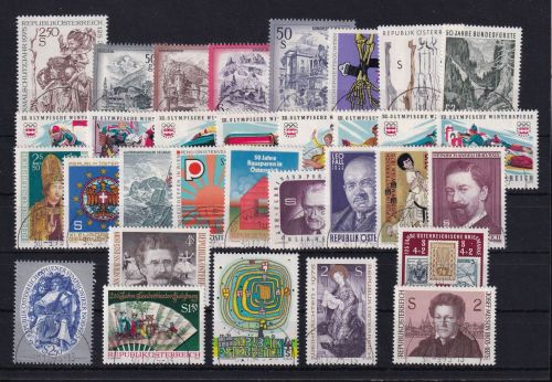 Österreich Jahrgang 1975 gestempelt #DAW61