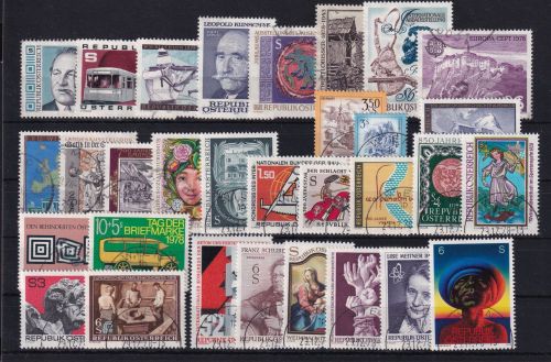 Österreich Jahrgang 1978 gestempelt