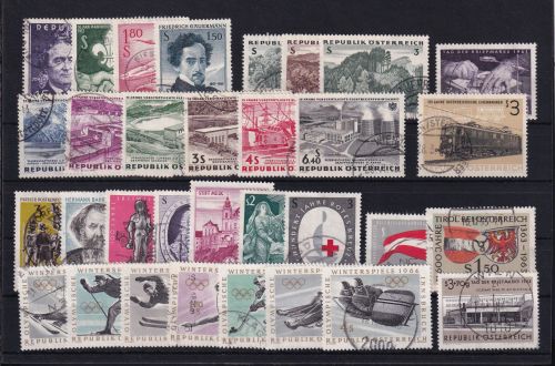 Österreich Jahrgang 1962 + 1963 gestempelt #DAW67