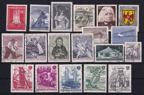 Österreich Jahrgang 1961 gestempelt #DAW68