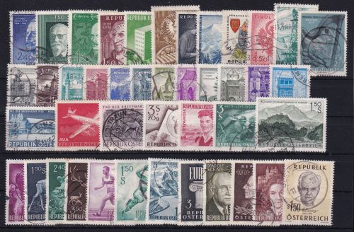 Österreich Jahrgang 1958, 1959, 1960 gestempelt #DAW69