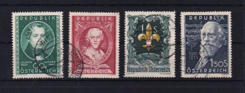 Österreich 964-967 gestempelt #DAW70