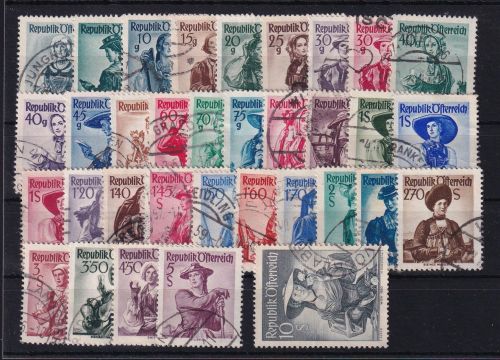 Österreich 893-926 gestempelt #DAW71