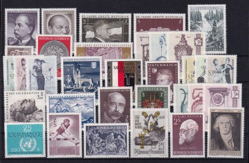 Österreich Jahrgang 1970 postfrisch #DAW76