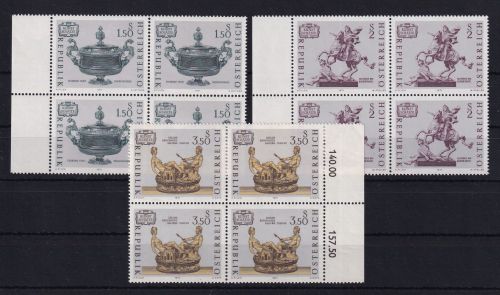 Österreich 1355-1357 postfrisch im 4er Block SR #DAW81