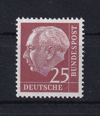 BRD Bund 186 W w R postfrisch Rollenmarke #DAM77