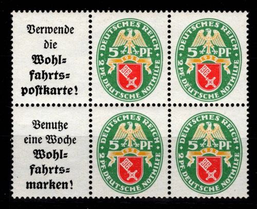 Deutsches Reich W 34, W 35 postfrisch #DAT92