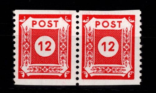 SBZ 46 E a waag. Paar postfrisch geprüft Dr. Jasch BPP #DAU33