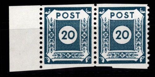 SBZ 48 E a waag. Paar SR postfrisch geprüft Dr. Jasch BPP #DAU35