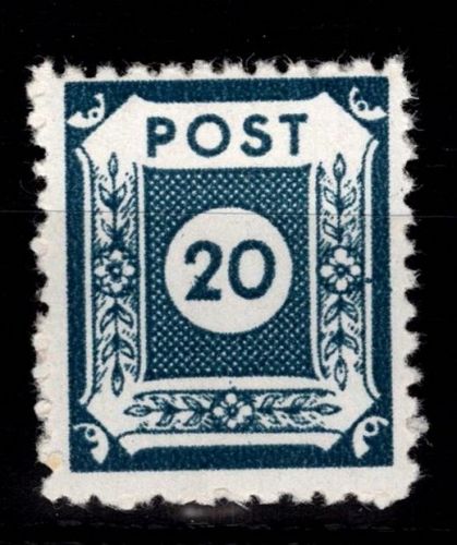 SBZ 48 F a Plf. VI mit Falz geprüft Dr. Jasch BPP #DAU52