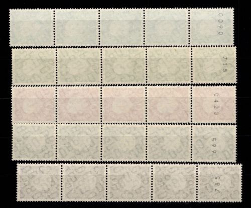 Berlin 182-186 R 5er- Streifen postfrisch #DAU66