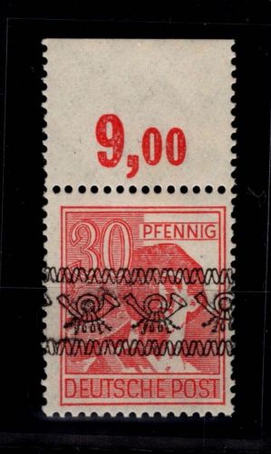 Bizone 46 I P OR dgz postfrisch nicht gefaltet #DAU68